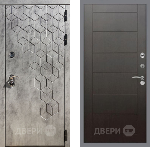 Входная металлическая Дверь Рекс (REX) 23 Сити Венге в Луховицах
