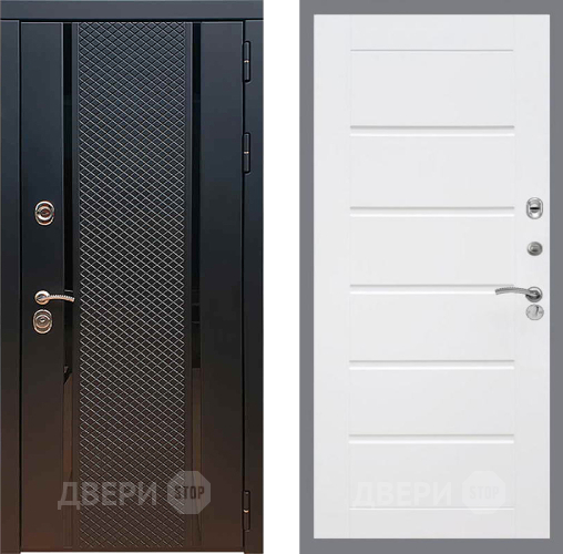 Входная металлическая Дверь Рекс (REX) 25 Сити Белый ясень в Луховицах