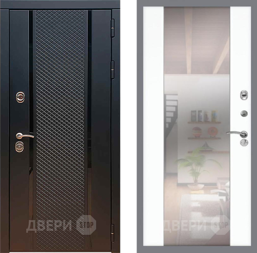 Дверь Рекс (REX) 25 СБ-16 Зеркало Силк Сноу в Луховицах