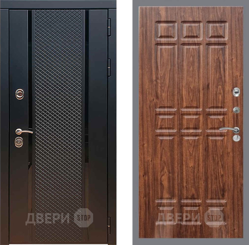 Дверь Рекс (REX) 25 FL-33 орех тисненый в Луховицах