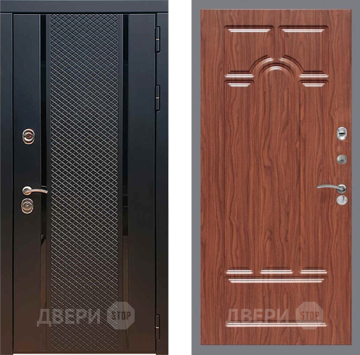 Дверь Рекс (REX) 25 FL-58 орех тисненый в Луховицах