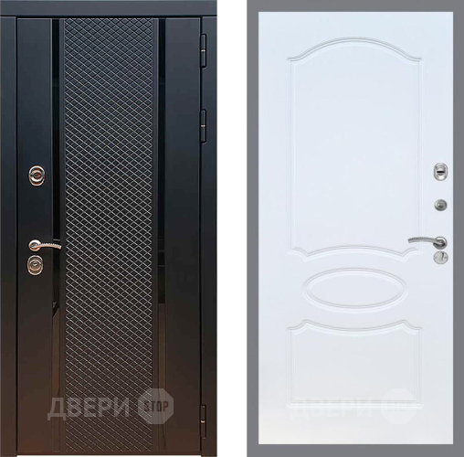 Дверь Рекс (REX) 25 FL-128 Белый ясень в Луховицах