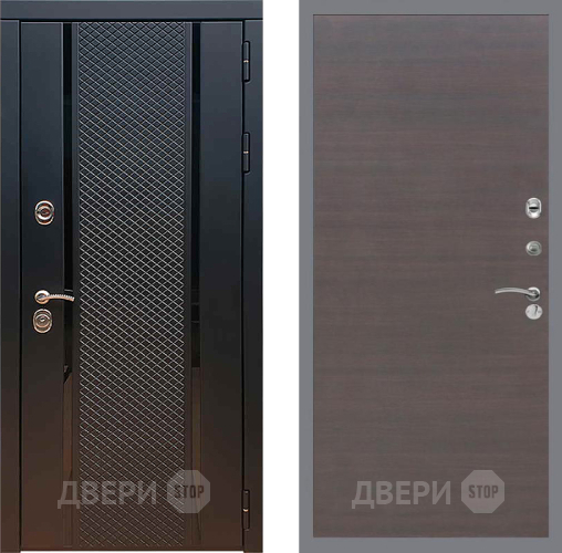 Входная металлическая Дверь Рекс (REX) 25 GL венге поперечный в Луховицах