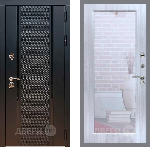 Дверь Рекс (REX) 25 Зеркало Пастораль Сандал белый в Луховицах