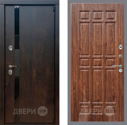 Дверь Рекс (REX) 26 FL-33 орех тисненый в Луховицах