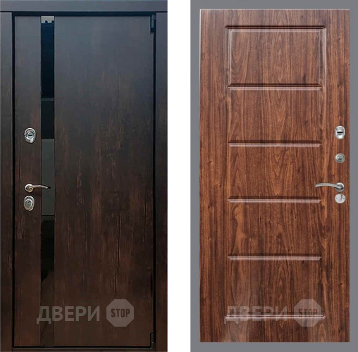 Дверь Рекс (REX) 26 FL-39 орех тисненый в Луховицах