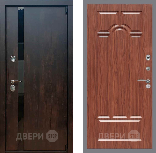 Дверь Рекс (REX) 26 FL-58 орех тисненый в Луховицах