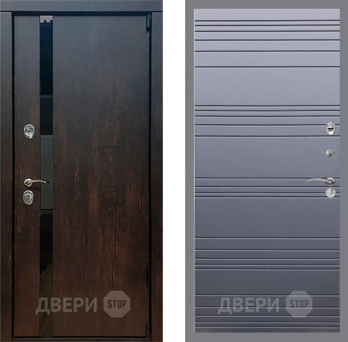Входная металлическая Дверь Рекс (REX) 26 Line Силк титан в Луховицах