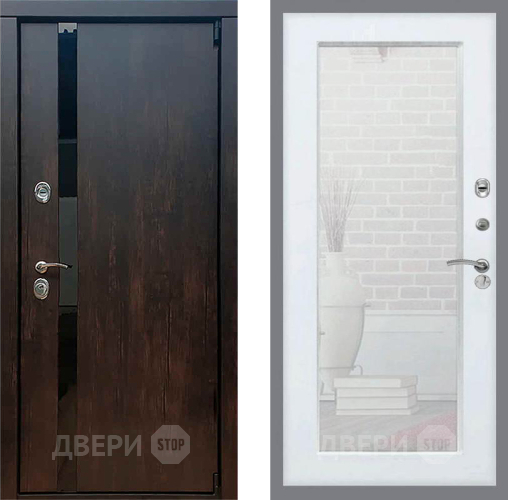 Дверь Рекс (REX) 26 Зеркало Пастораль Белый ясень в Луховицах