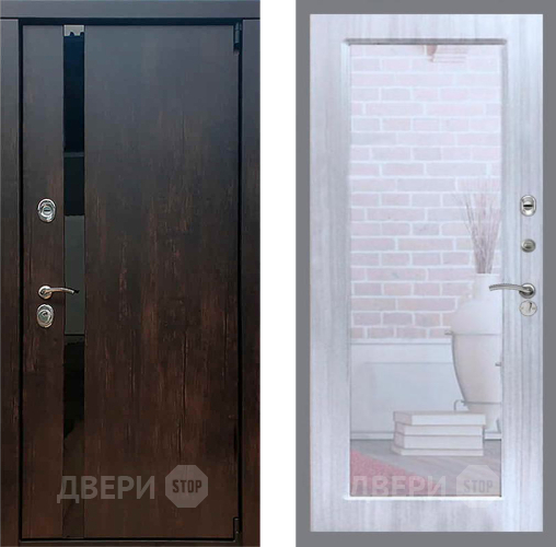 Дверь Рекс (REX) 26 Зеркало Пастораль Сандал белый в Луховицах