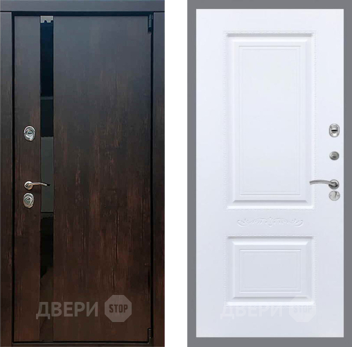Входная металлическая Дверь Рекс (REX) 26 Смальта Силк Сноу в Луховицах