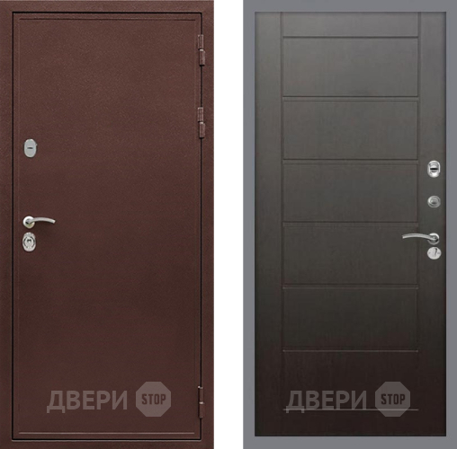 Входная металлическая Дверь Рекс (REX) 5 металл 3 мм Сити Венге в Луховицах