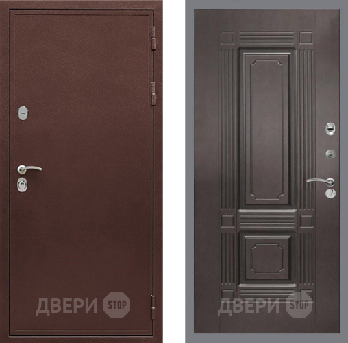 Дверь Рекс (REX) 5 металл 3 мм FL-2 Венге в Луховицах