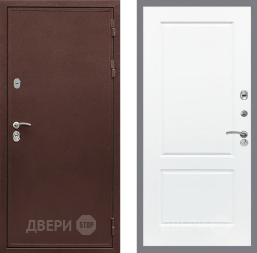Входная металлическая Дверь Рекс (REX) 5 металл 3 мм FL-117 Силк Сноу в Луховицах