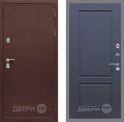 Дверь Рекс (REX) 5 металл 3 мм FL-117 Силк титан в Луховицах