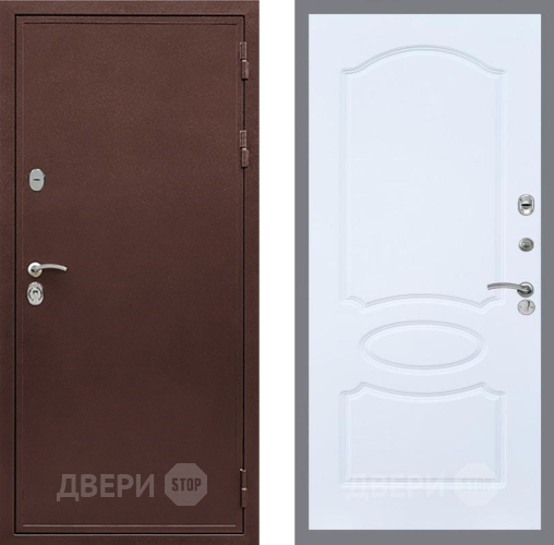Дверь Рекс (REX) 5 металл 3 мм FL-128 Силк Сноу в Луховицах