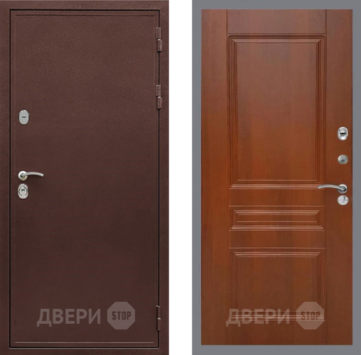Входная металлическая Дверь Рекс (REX) 5 металл 3 мм FL-243 Итальянский орех в Луховицах