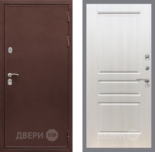 Входная металлическая Дверь Рекс (REX) 5 металл 3 мм FL-243 Лиственница беж в Луховицах