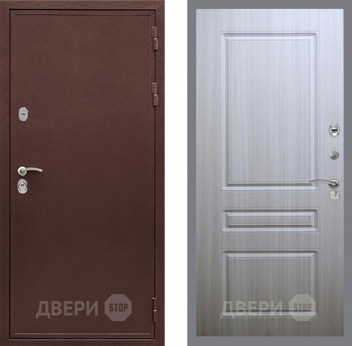 Входная металлическая Дверь Рекс (REX) 5 металл 3 мм FL-243 Сандал белый в Луховицах