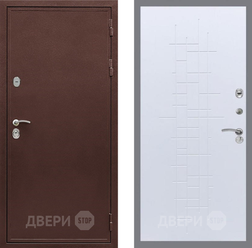 Входная металлическая Дверь Рекс (REX) 5 металл 3 мм FL-289 Белый ясень в Луховицах